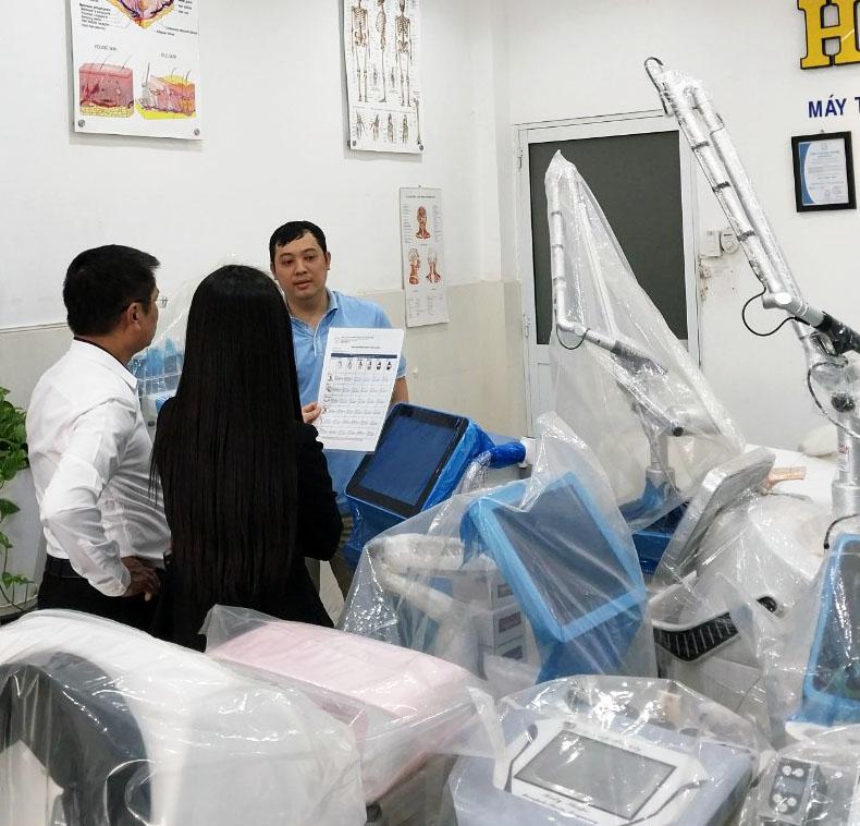 Hình ảnh Thiết Bị Thẩm Mỹ HTMED – công ty chuyên cung cấp thiết bị spa chất lượng cao, giá cả cạnh tranh, phù hợp cho cả spa nhỏ lẻ và trung tâm thẩm mỹ lớn.