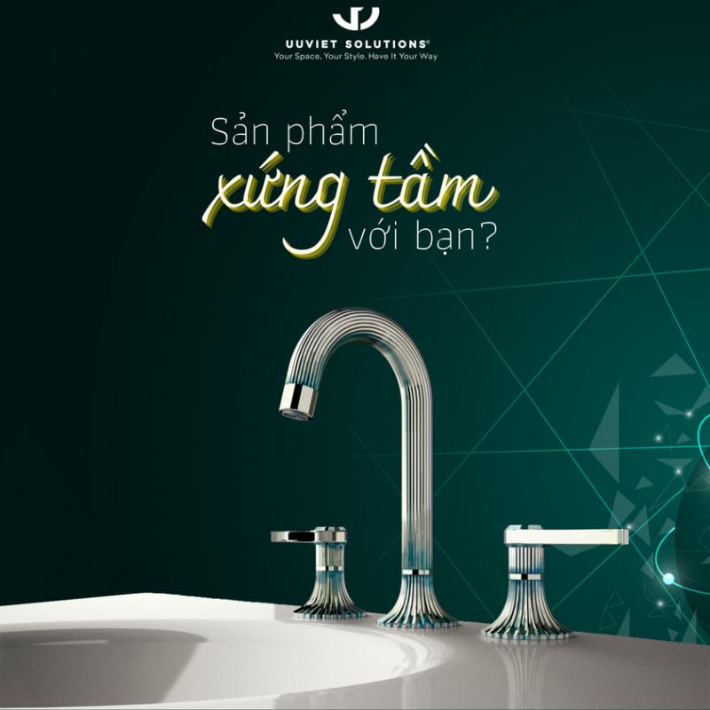 Thiết bị vệ sinh cao cấp tại Uu Viet Solutions, đa dạng mẫu mã, thiết kế sang trọng, dịch vụ tư vấn chuyên nghiệp và không gian phòng tắm đẳng cấp.
