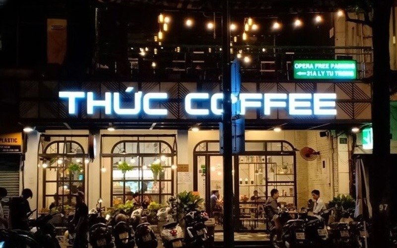 Thức Coffee là quán cà phê 24/24 nổi tiếng tại Sài Gòn