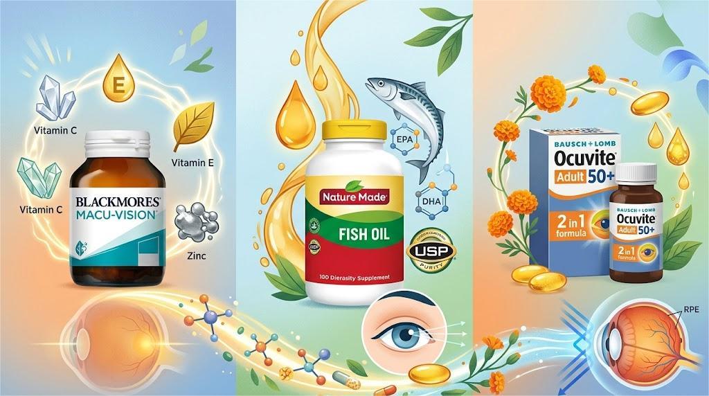 Các loại thực phẩm chức năng mắt tốt nhất hiện nay.