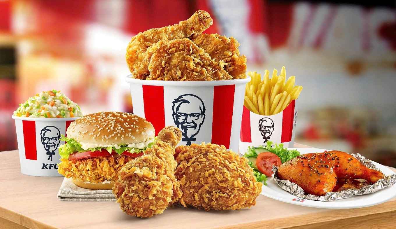 Tiệm gà rán ngon KFC nổi tiếng tại Việt Nam.