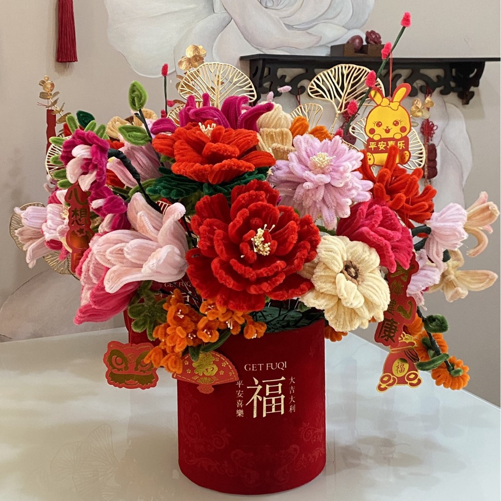 Hướng dẫn làm hoa bằng kẽm nhung tại nhà