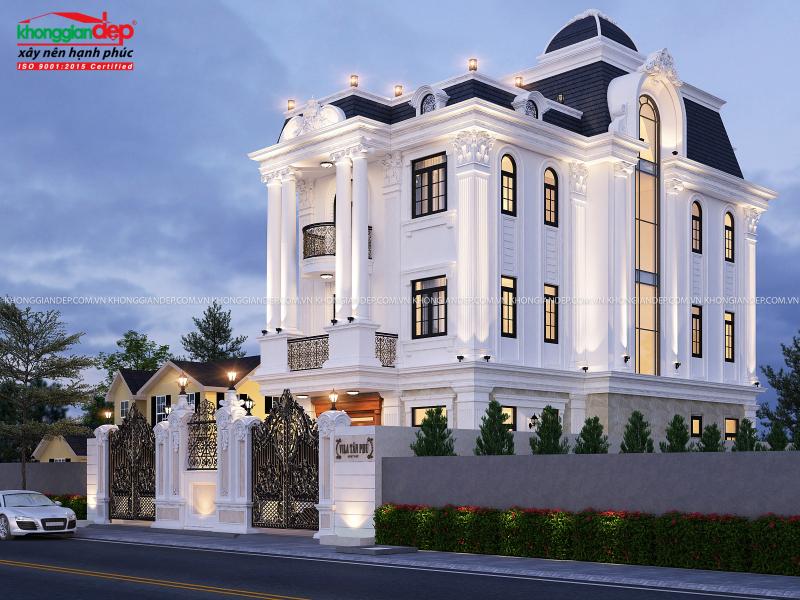 Mẫu thiết kế nhà phố hiện đại và tinh tế của công ty thiết kế nhà đẹp Không Gian Đẹp tại TP.HCM.