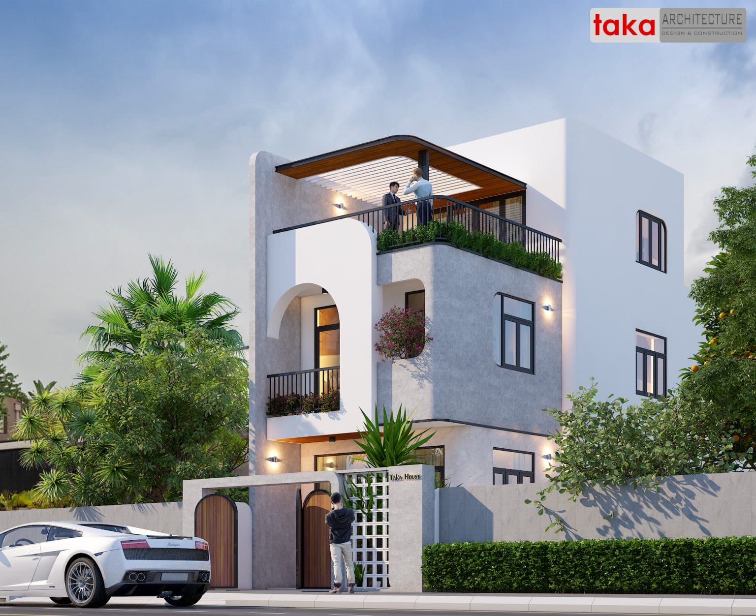 Mẫu thiết kế nhà nhỏ hiện đại, tối giản và tinh tế của TAKA – phù hợp gia đình trẻ sống tại thành phố