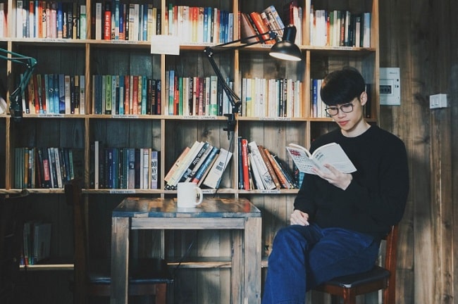 Quán cafe sách Soo Kafe Bến Thành yên tĩnh