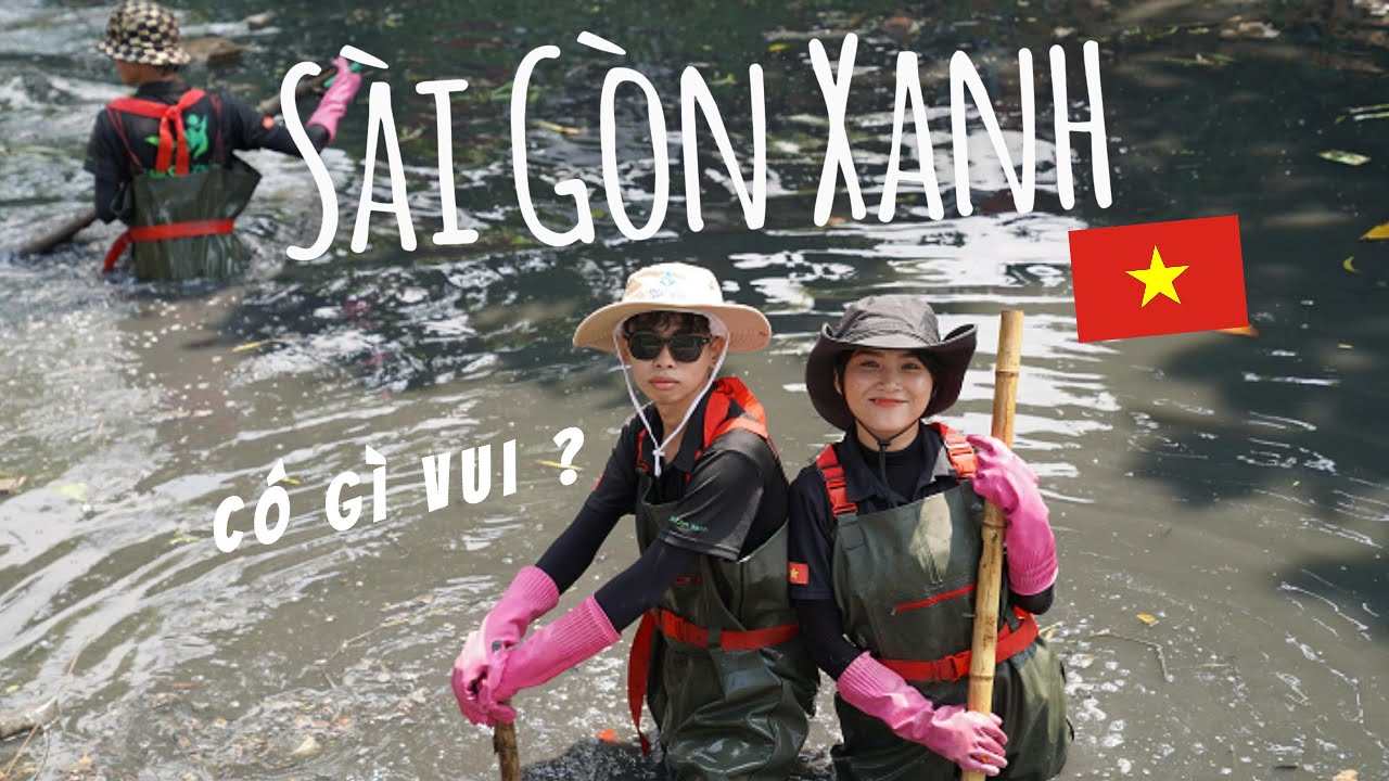 Tour tình nguyện Sài Gòn cùng nhóm Sài Gòn Xanh dọn rác.
