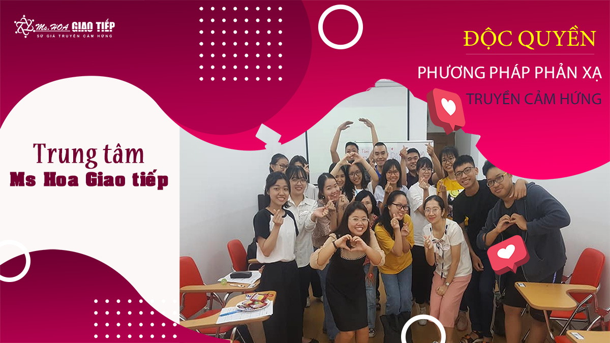 Học viên tại trung tâm tiếng anh Ms Hoa Giao Tiếp.