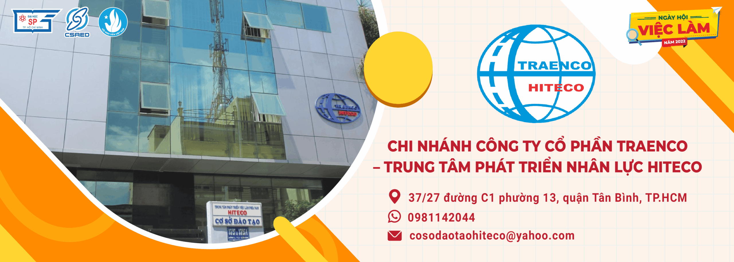 Trung tâm phát triển nhân lực HITECO – Chi nhánh Công ty CP TRAENCO tại TP.HCM chuyên công ty xuất khẩu lao động sang Nhật Bản, Hàn Quốc.
